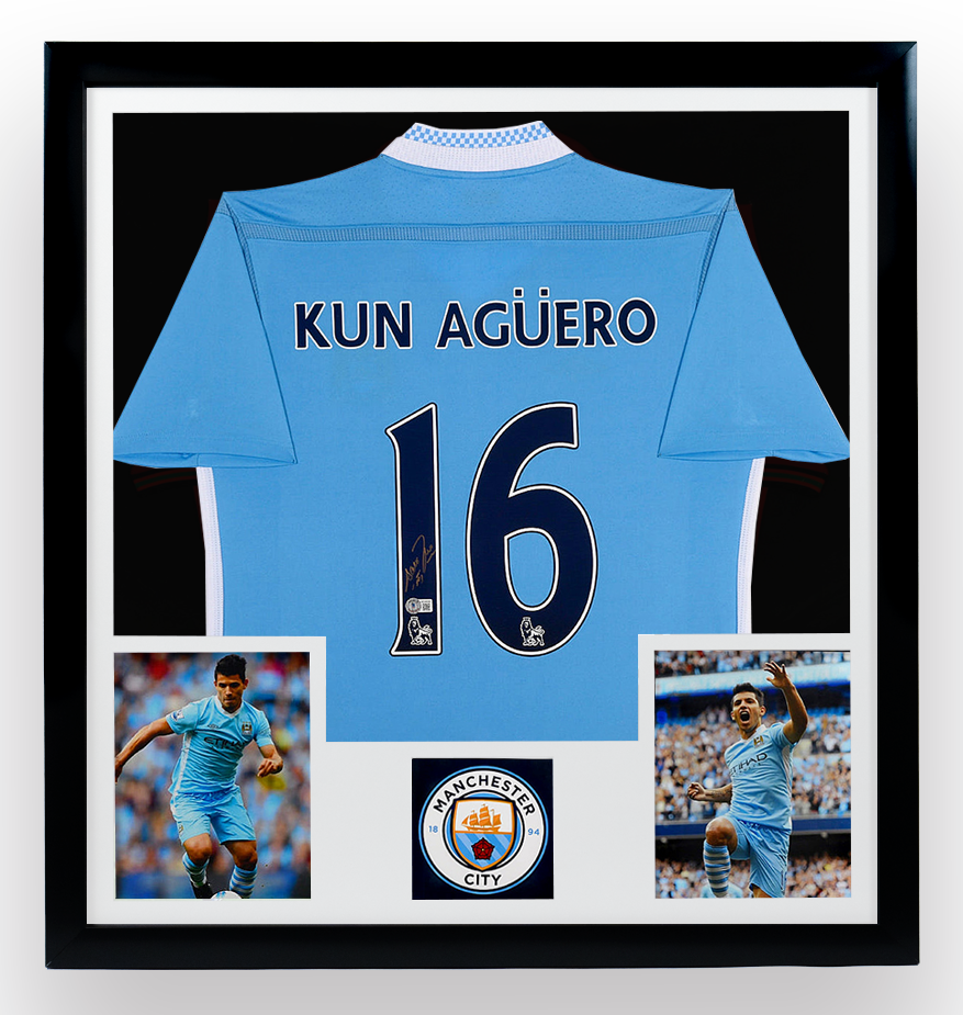 Kun Agüero - Jersey Firmado Manchester City