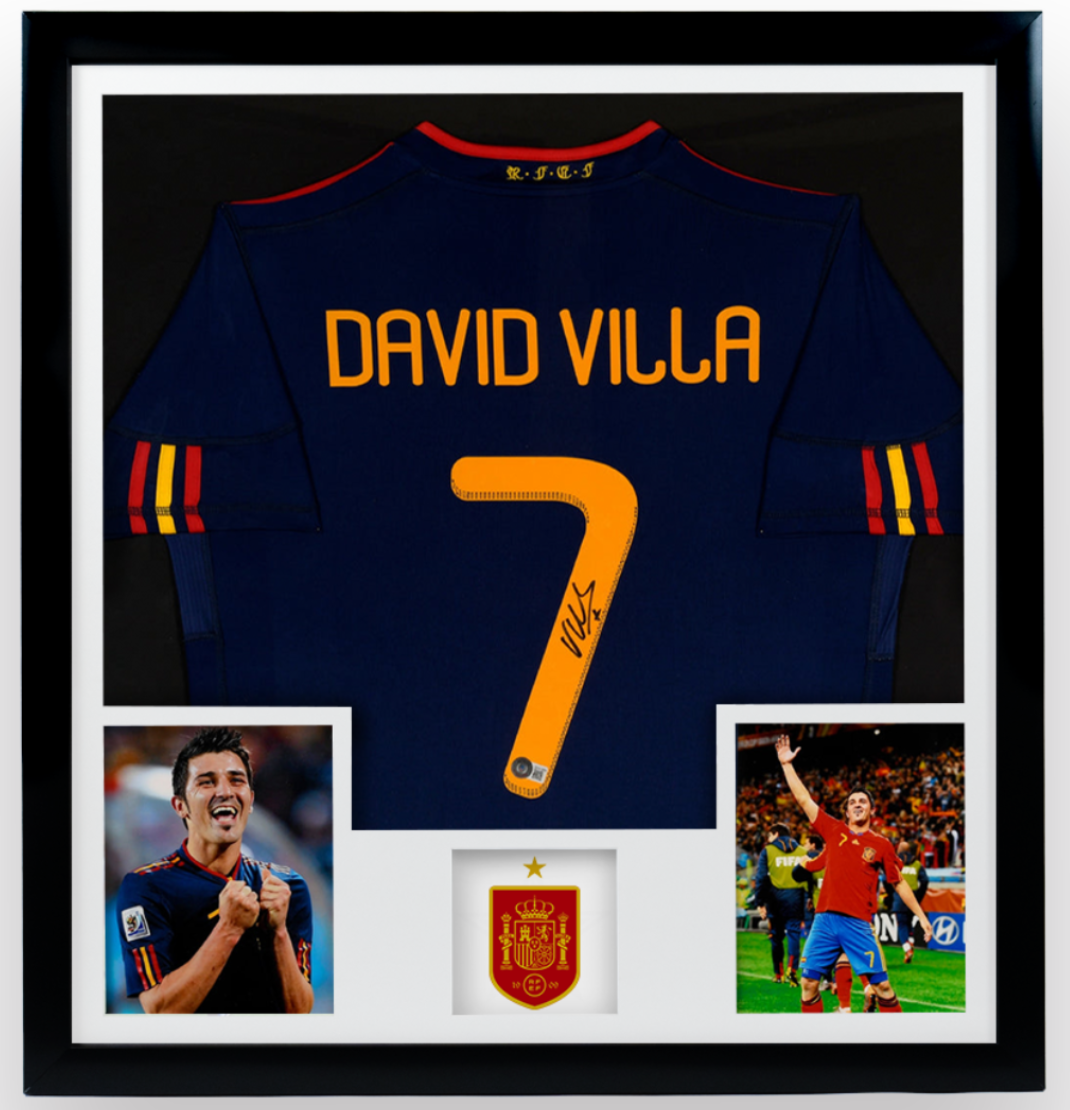 David Villa - Jersey Firmado Barcelona