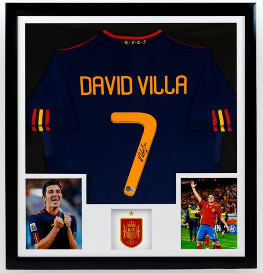 David Villa - Jersey Firmado Barcelona