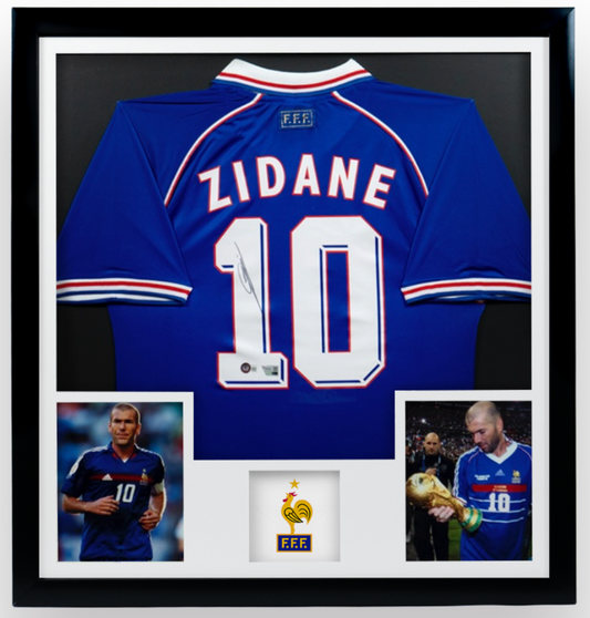 Zinedine Zidane - Jersey Firmado Francia