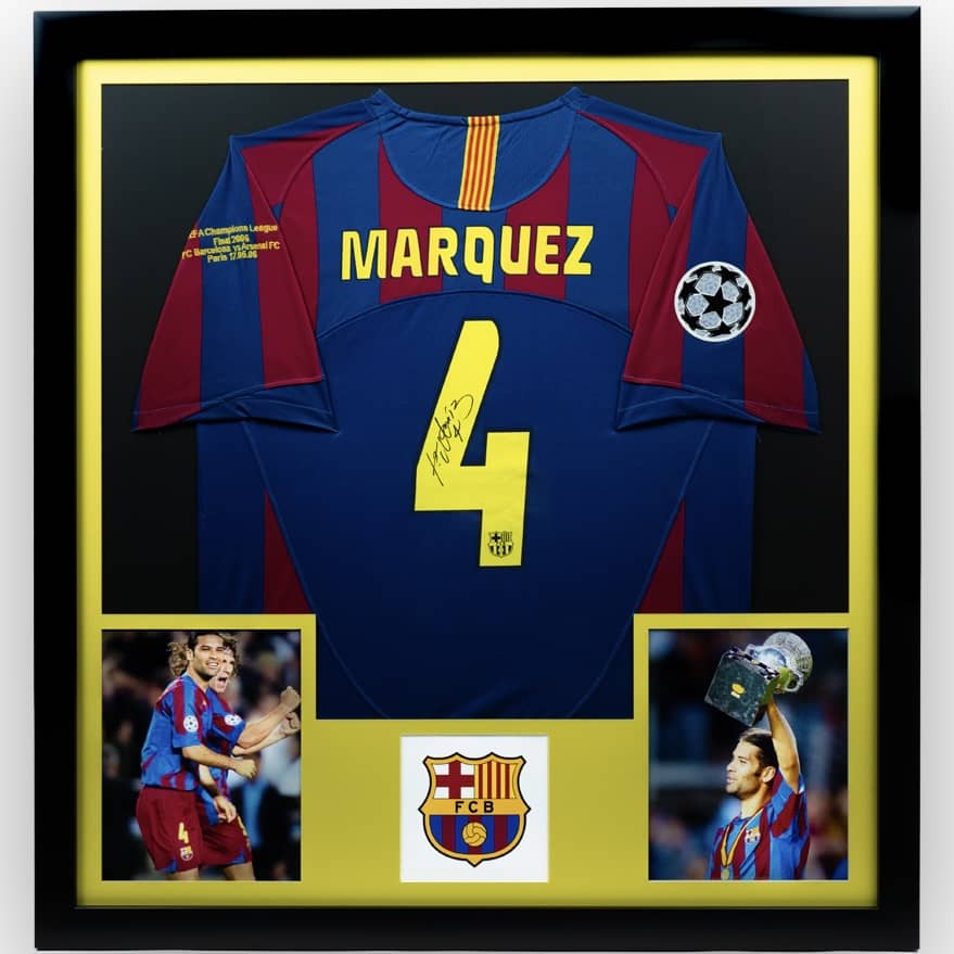 Rafa Márquez - Jersey Firmado Barcelona