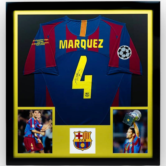 Rafa Márquez - Jersey Firmado Barcelona