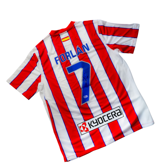 Diego Forlán - Jersey Firmado Atlético de Madrid 2007-2008