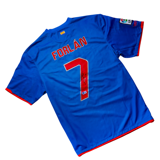 Diego Forlán - Jersey Firmado Atlético de Madrid 2009-2010