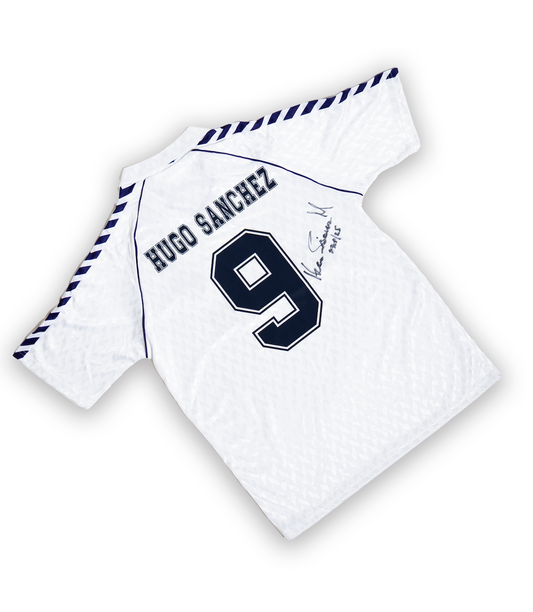 Hugo Sánchez - Jersey Firmado Real Madrid