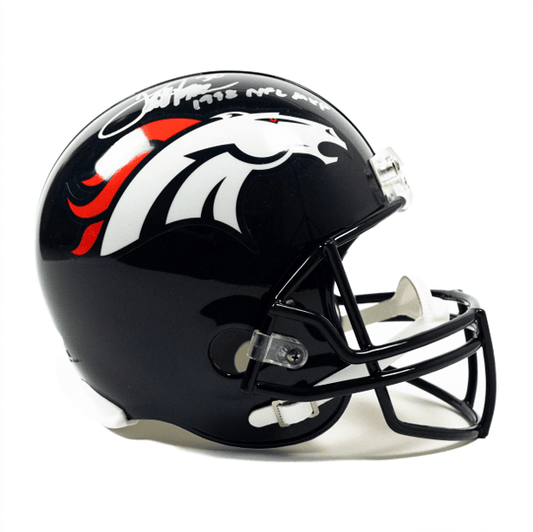 Terrell Davis - Casco Firmado Denver Broncos