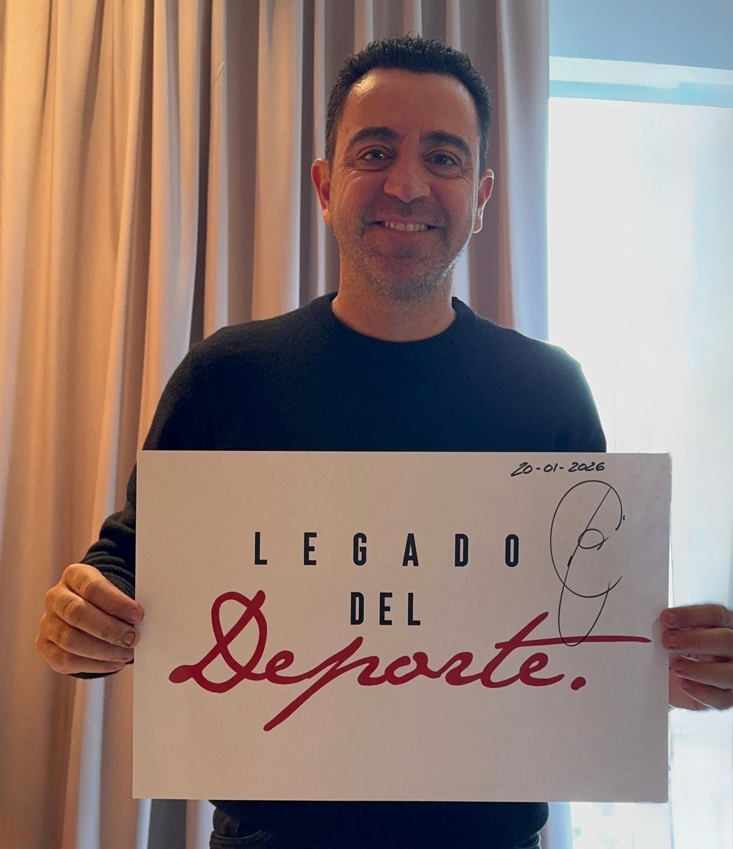Xavi Hernández - Jersey Firmado Barcelona