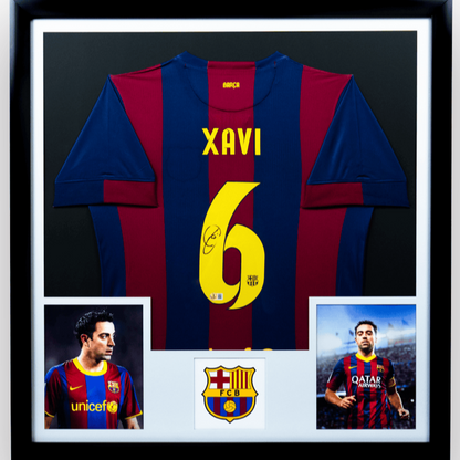 Xavi Hernández - Jersey Firmado Barcelona
