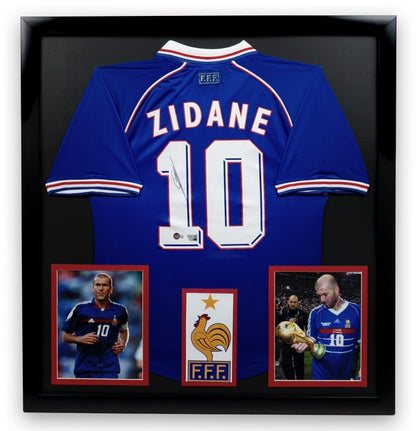 Zinedine Zidane - Jersey Firmado Francia